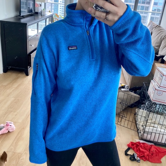 Patagonia Jackets & Blazers - Women's cobalt Patagonia quarter zip pullover